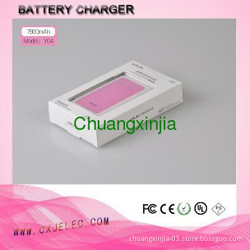 7800mAh long lasting and high capacity Power Bank